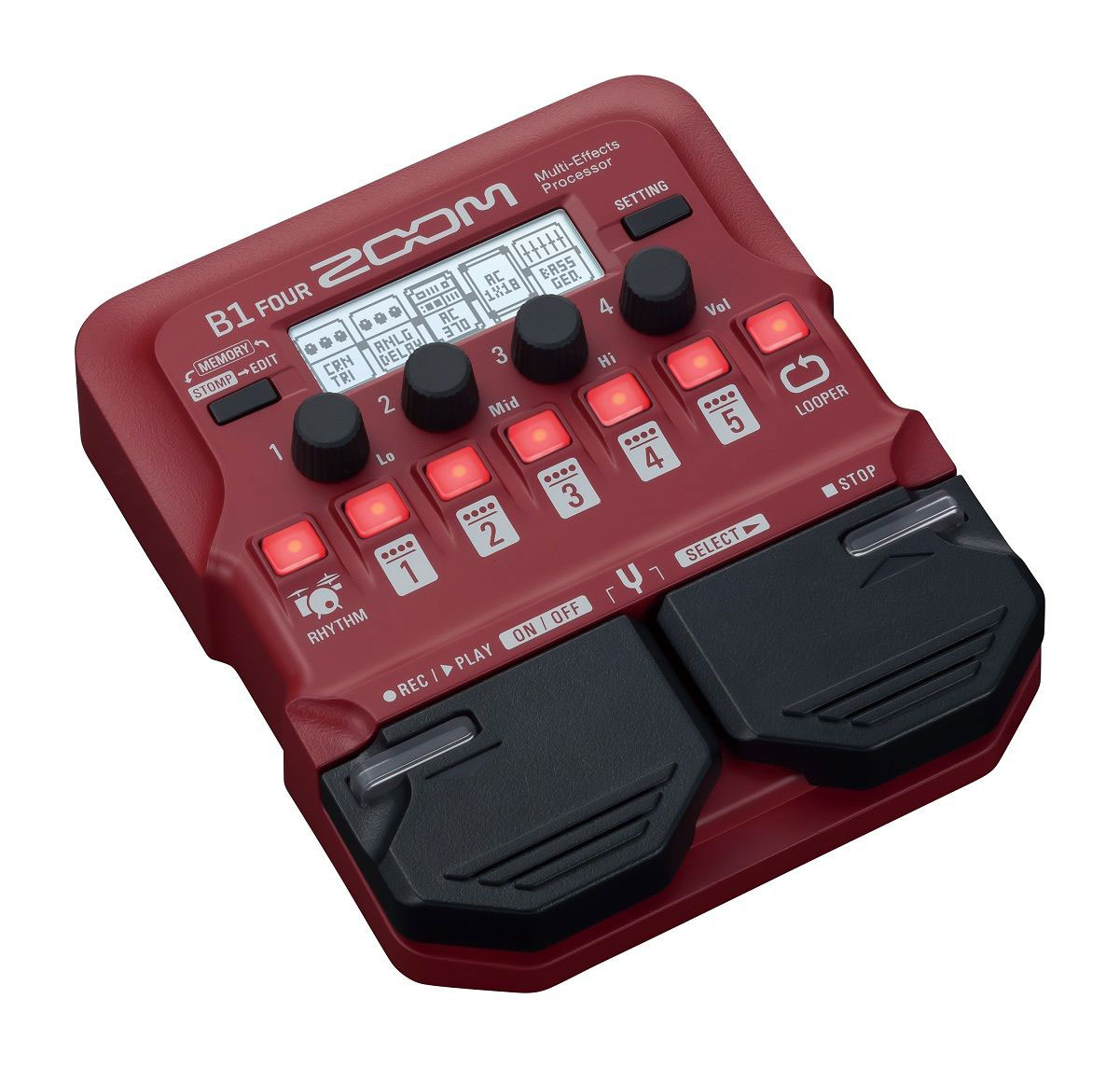 ZOOM B1 FOUR MULTIEFFECT FOR ELECTRIC BASS