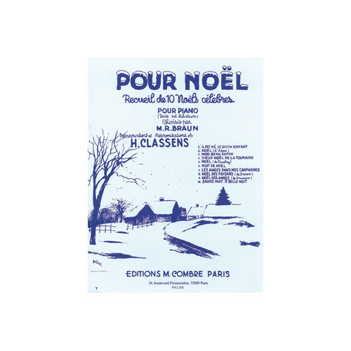 COMBRE POUR NOEL (10 NOELS CELEBRES) - PIANO