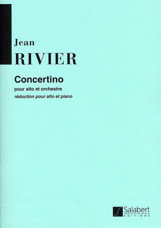 SALABERT RIVIER J. - CONCERTINO - SAXOPHONE ET ORCHESTRE
