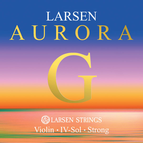 LARSEN STRINGS AURORA VIOLIN STRINGS G SILVER 4/4 STRONG