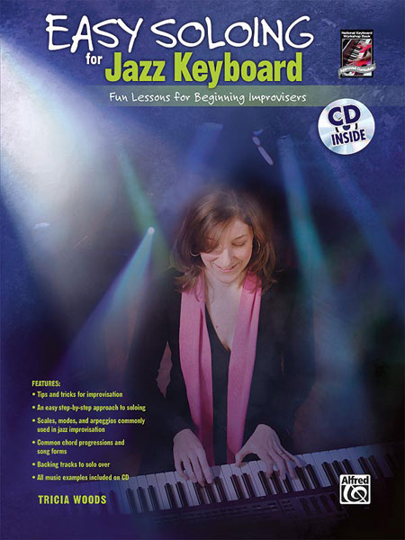 ALFRED PUBLISHING WOODS TRICIA - EASY SOLOING JAZZ KEYBOARD + CD - ELECTRONIC KEYBOARD