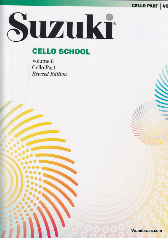 ALFRED PUBLISHING SUZUKI CELLO SCHOOL VOL. 8 - CELLO PART