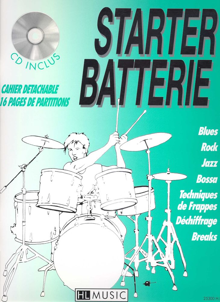 LEMOINE BILLAUDY PATRICK - STARTER BATTERIE VOL.1 + CD - BATTERIE