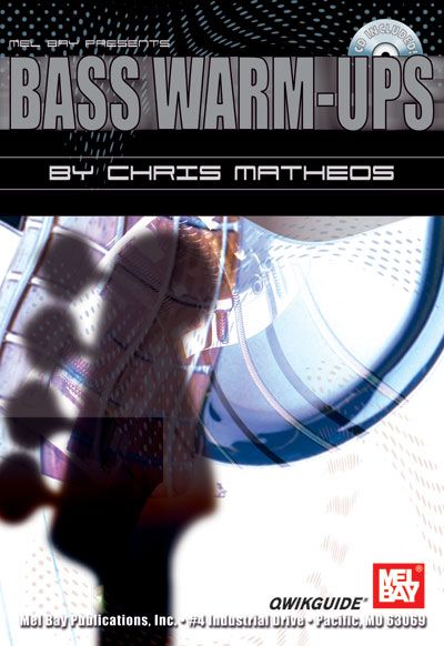 MEL BAY MATHEOS CHRIS - BASS WARM-UPS QWIKGUIDE + CD - ELECTRIC BASS