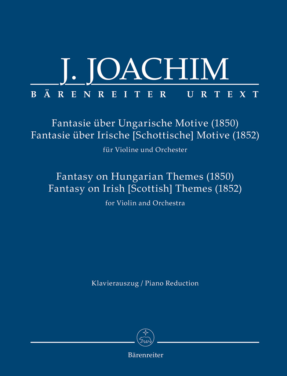 BARENREITER JOACHIM JOSEPH - FANTASY ON HUNGARIAN THEMES (1850) / FANTASY ON IRISH (SCOTTISH) THEMES (1852) - VI
