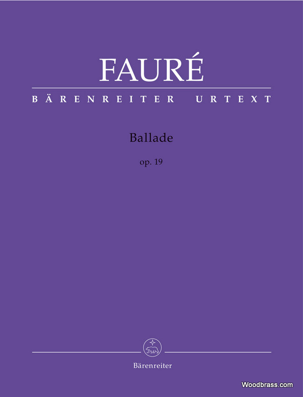 BARENREITER FAURE G. - BALLADE OP.19