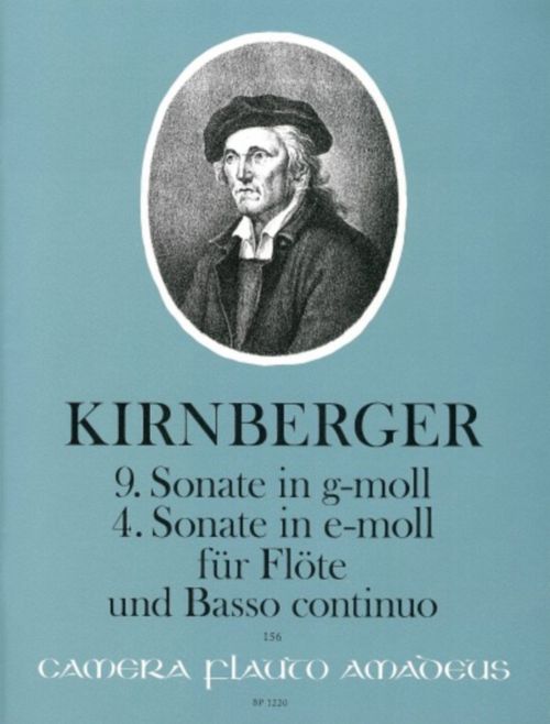 AMADEUS KIRNBERGER J.P. - 9th SONATA IN G MINOR / 4th SONATA IN E MINOR - FLUTE & BC