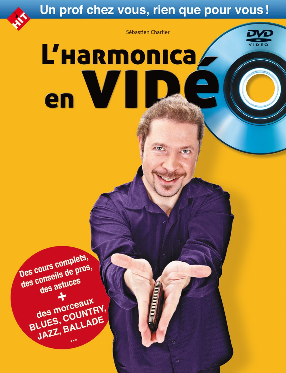 HIT DIFFUSION CHARLIER S. - L'HARMONICA EN VIDEO LIVRE + DVD - HARMONICA