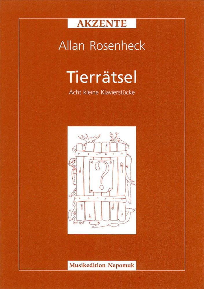 EDITION BREITKOPF ROSENHECK ALLAN - TIERRATSEL - PIANO