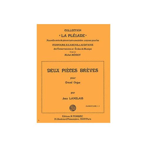 COMBRE LANGLAIS JEAN - PIECES BREVES (2) - ORGUE