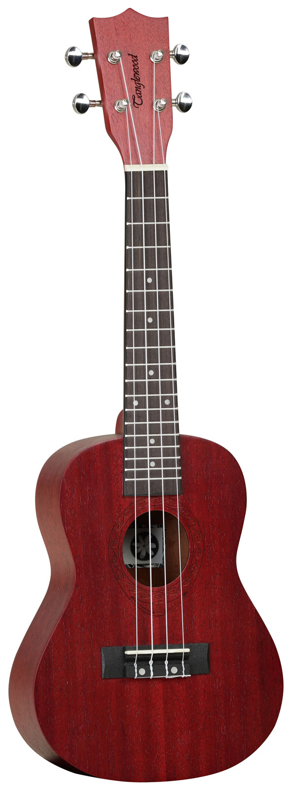TANGLEWOOD TIARE CLASSICAL TWT 3 TR CONCERT FOREST RED SATIN