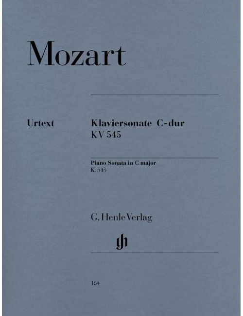 HENLE VERLAG MOZART W.A. - PIANO SONATA C MAJOR K. 545 (FACILE)
