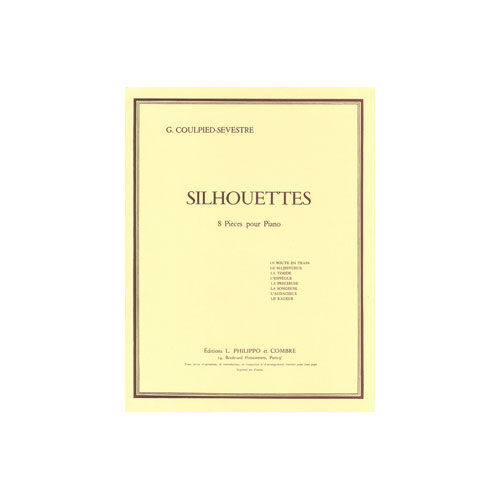 COMBRE COULPIED-SEVESTRE GERMAINE - SILHOUETTES (8 PIECES) - PIANO