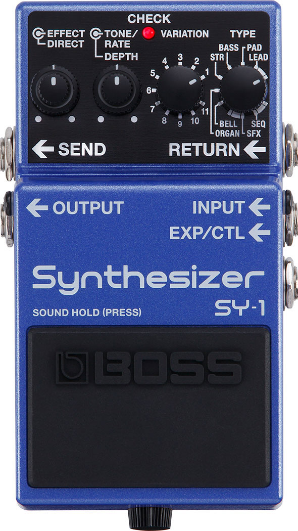 BOSS SY-1 COMPACT PEDAL GUITAR SYNTHESIZER