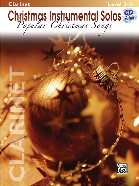 ALFRED PUBLISHING POPULAR CHRISTMAS SONGS + CD - CLARINET SOLO
