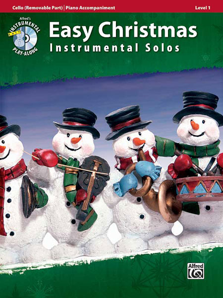 ALFRED PUBLISHING EASY CHRISTMAS INST SOLOS + CD - CELLO SOLO