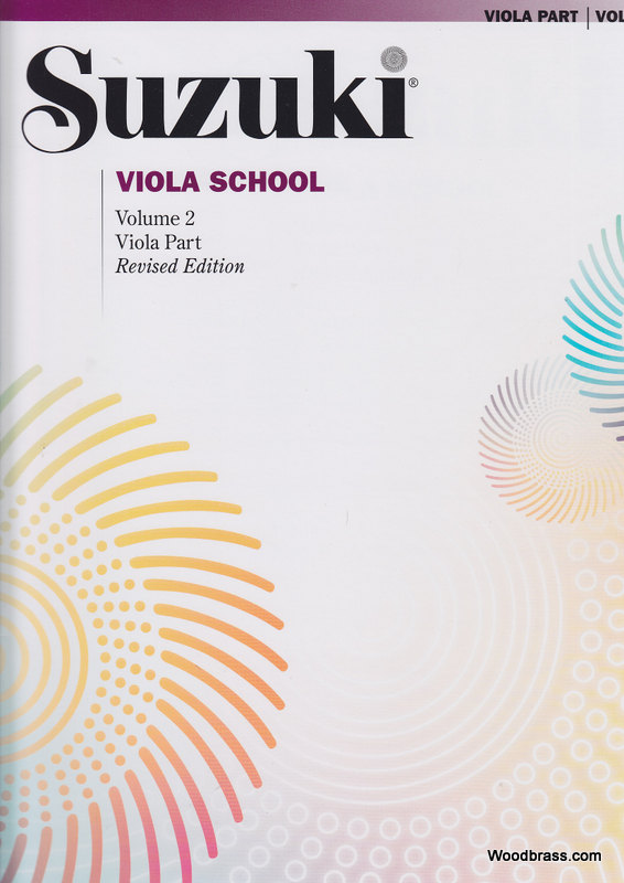 ALFRED PUBLISHING SUZUKI VIOLA SCHOOL VIOLA PART VOL.2 REV. EDITION