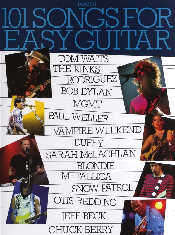 WISE PUBLICATIONS 101 SONGS FOR EASY GUITAR BOOK 8 - MELODY LINE, LYRICS AND CHORDS