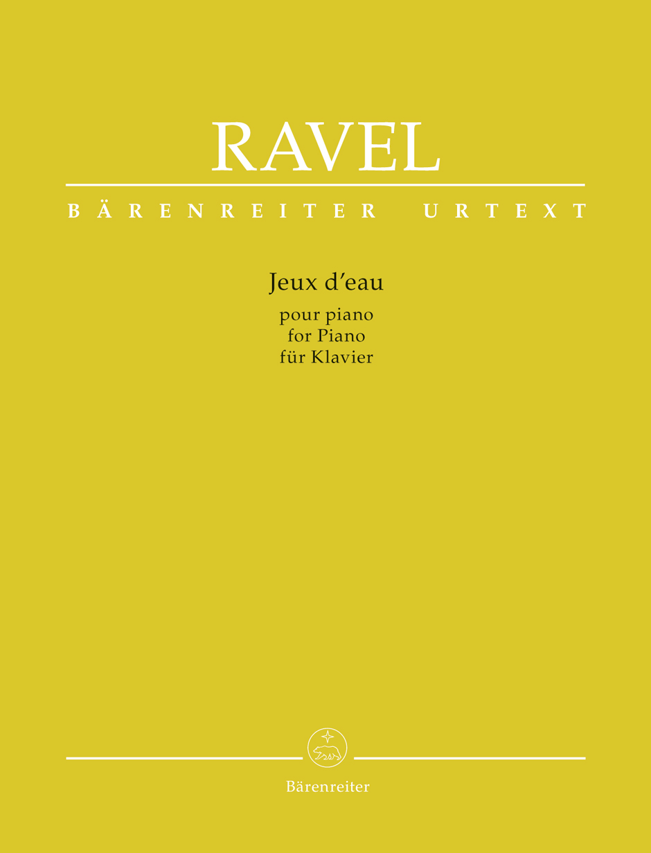 BARENREITER RAVEL JEUX D'EAU PIANO