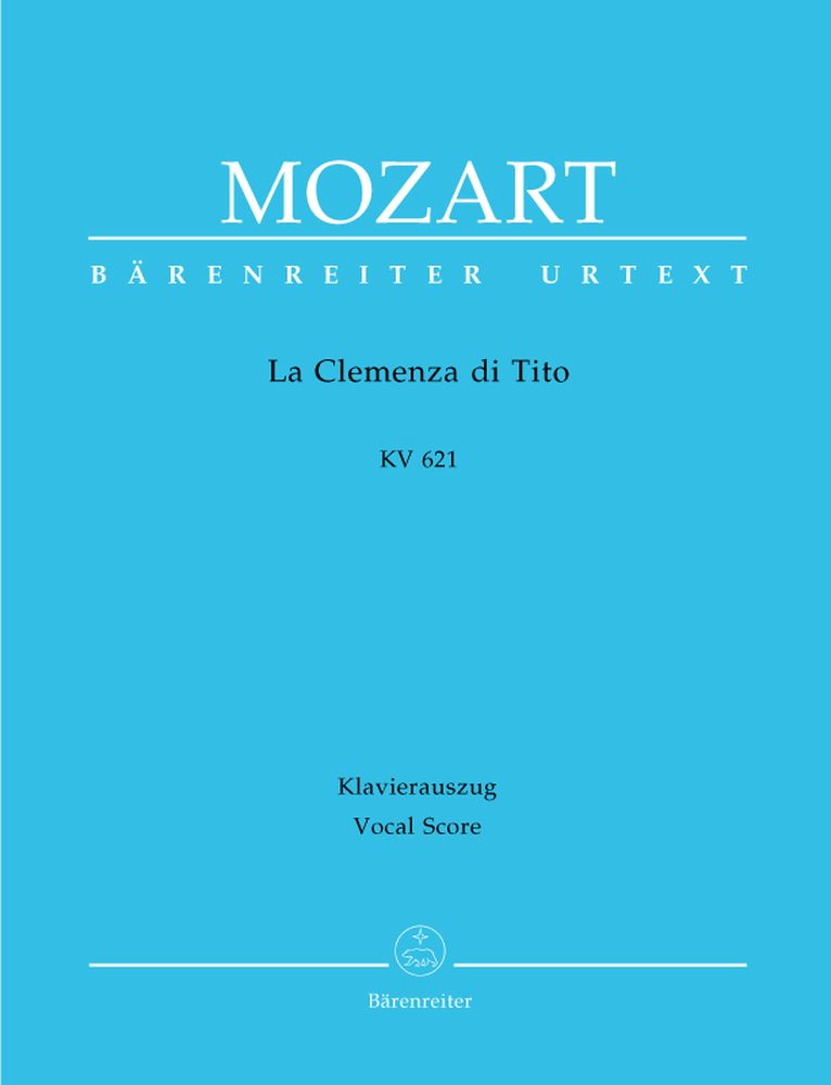 BARENREITER MOZART W.A. - LA CLEMENZA DI TITO KV 621 - VOCAL SCORE