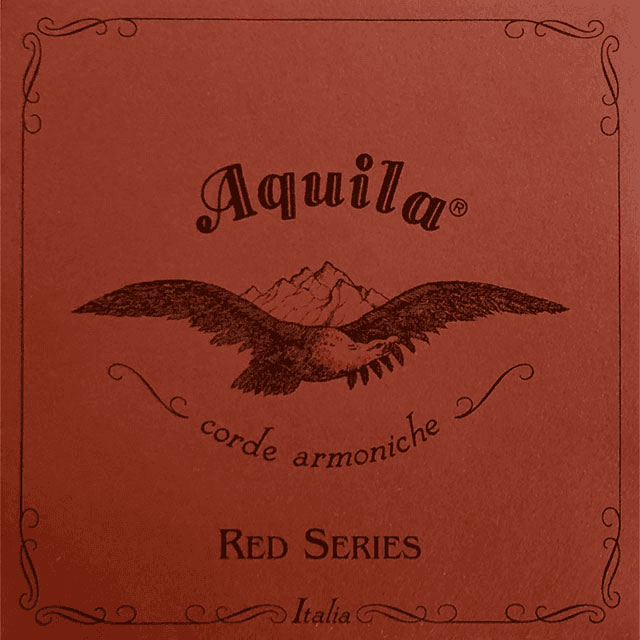 AQUILA REDS NEAPOLITAN MANDOLIN PLAYING EE,AA,DD,GG, RED G STRING