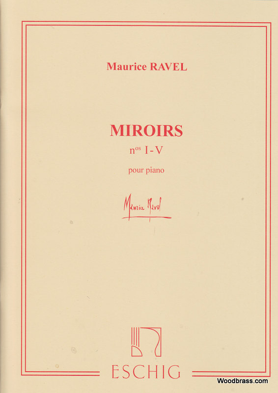 EDITION MAX ESCHIG RAVEL M. - MIROIRS - PIANO