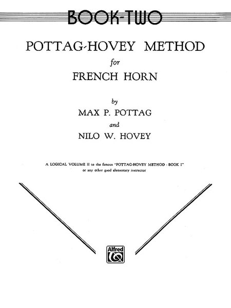 ALFRED PUBLISHING POTTAG HOVEY METHOD 2 - FRENCH HORN