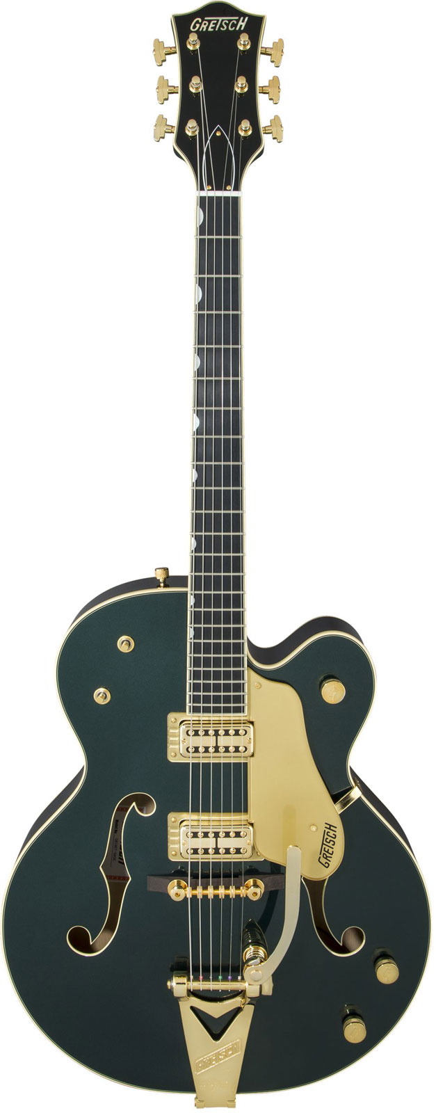 GRETSCH GUITARS G6196T-59 VINTAGE SELECT EDITION '59 COUNTRY CLUB HOLLOW BODY WITH BIGSBY, TV JONES, CADILLAC GREEN