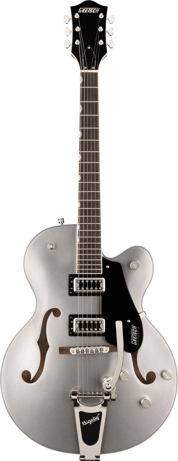 GRETSCH GUITARS G5420T ELECTROMATIC CLASSIC HOLLOW BODY SINGLE-CUT WITH BIGSBY LRL AIRLINE SILVER