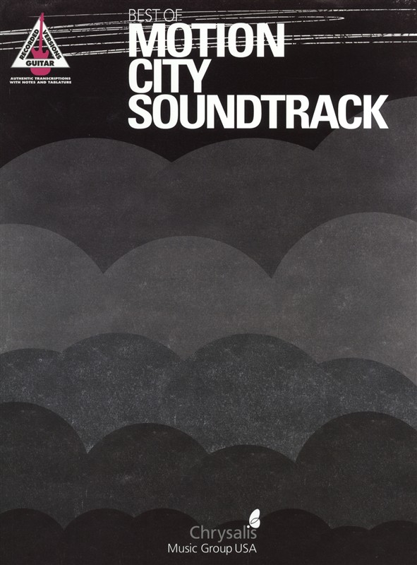 HAL LEONARD BEST OF MOTION CITY SOUNDTRACK GUITAR RECORDED VERSIONS - GUITAR TAB