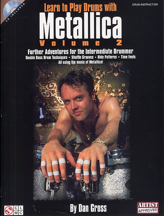 HAL LEONARD LEARN TO PLAY DRUMS WITH METALLICA VOLUME 2 + CD - DRUMS