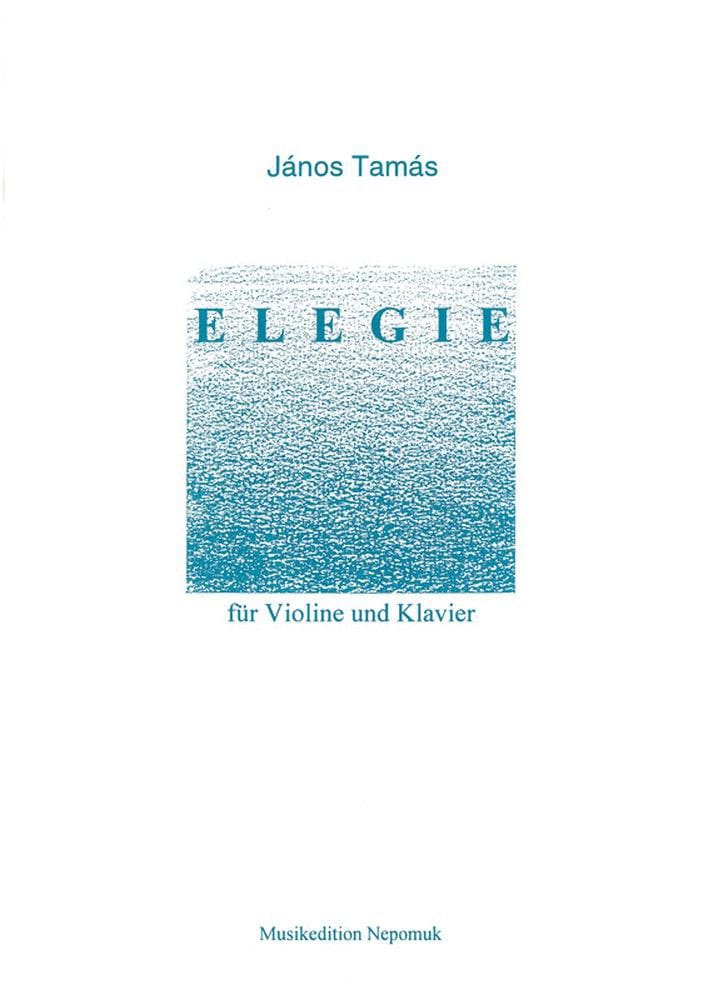 EDITION BREITKOPF TAMAS JANOS - ELEGIE - VIOLIN, PIANO