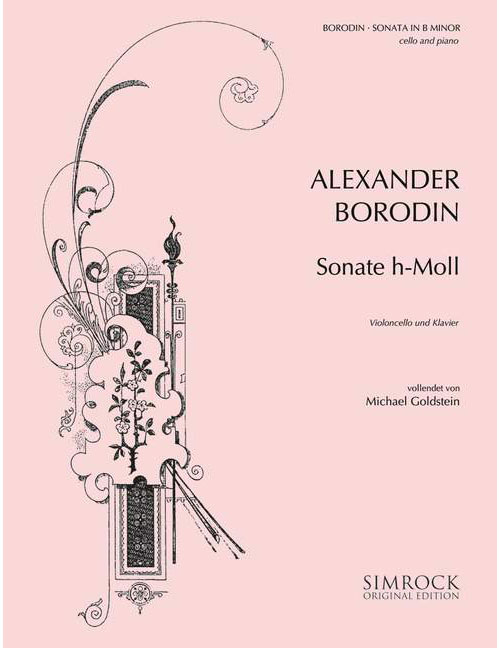 SIMROCK BORODIN ALEXANDER - SONATA IN B MINOR - CELLO AND PIANO