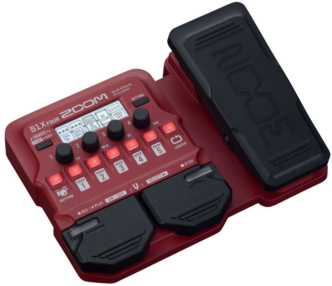 ZOOM B1X FOUR MULTIEFFECT FOR ELECTRIC BASS