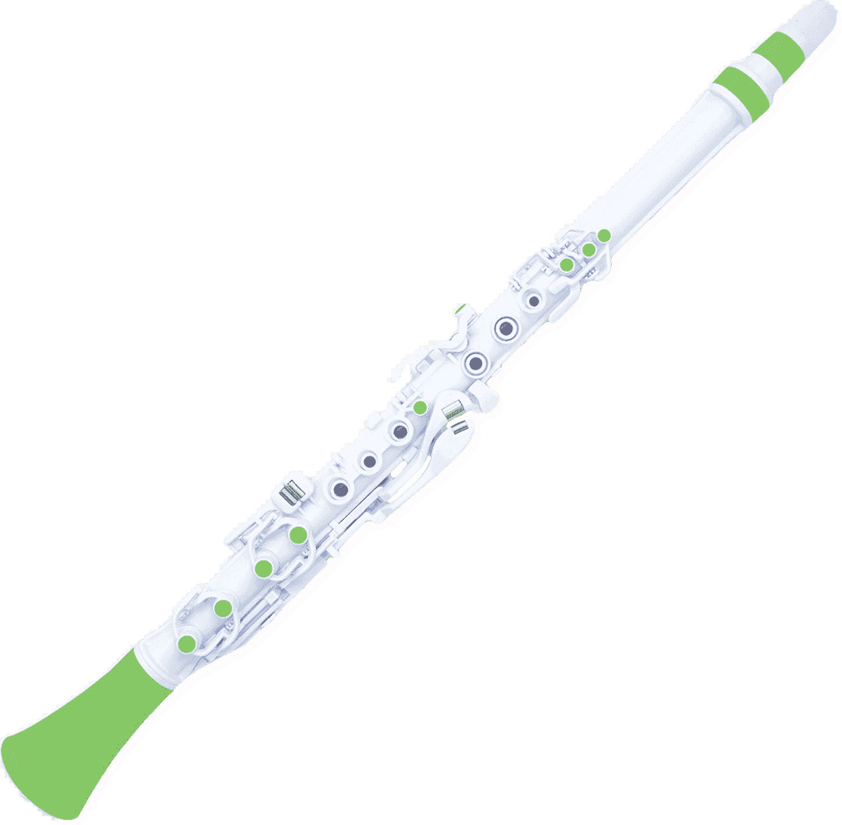 NUVO CLARINEO WHITE AND GREEN