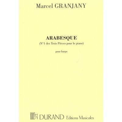 DURAND GRANDJANY M. - ARABESQUE - HARPE