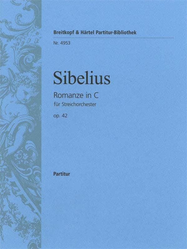 EDITION BREITKOPF SIBELIUS JEAN - ROMANZE IN C OP. 42 - STRINGS