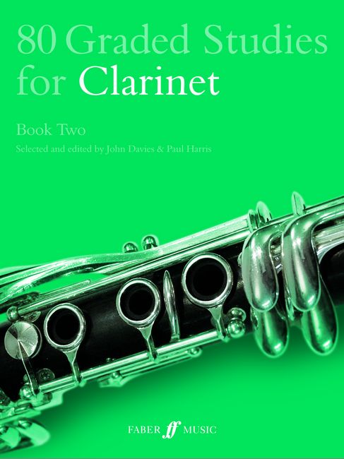 FABER MUSIC DAVIES J / HARRIS P - 80 GRADED STUDIES FOR CLARINET BOOK 2 - CLARINET