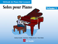 HAL LEONARD METHODE DE PIANO HAL LEONARD, SOLOS POUR PIANO VOL.1