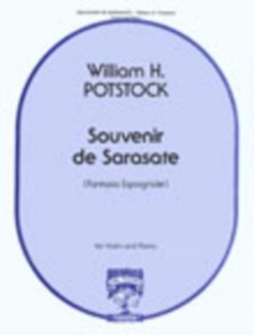 CARL FISCHER POTSTOCK WILLIAM H. - SOUVENIR DE SARASATE - VIOLON & PIANO