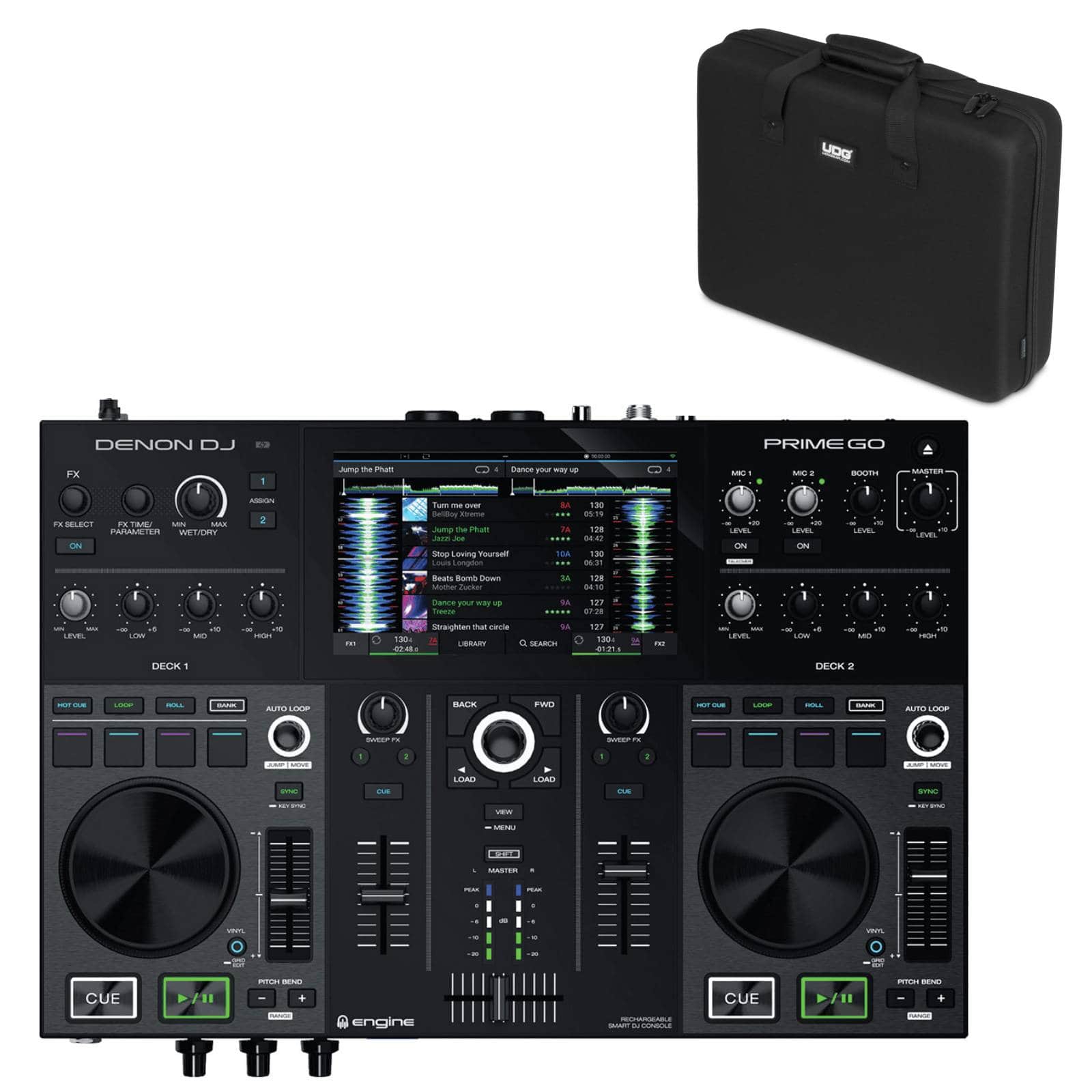 DENON DJ PACK PRIME GO + FUNDA UDG