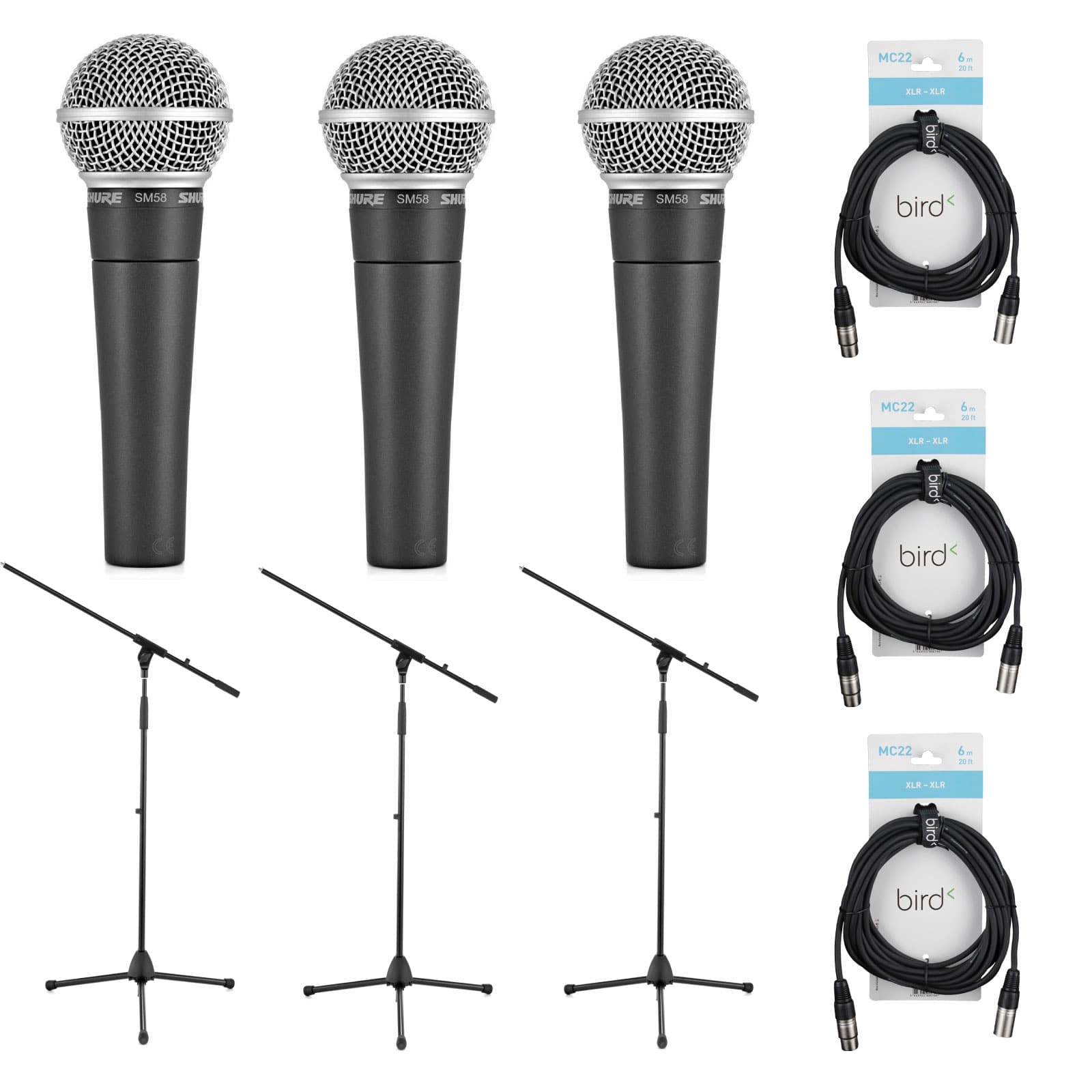 SHURE PACK TRIPLE SM58