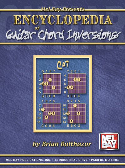 MEL BAY BALTHAZOR BRIAN - ENCYCLOPEDIA OF GUITAR CHORD INVERSIONS - GUITAR