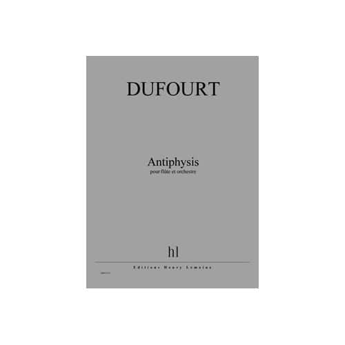 JOBERT DUFOURT HUGUES - ANTIPHYSIS - FLUTE ET ORCHESTRE