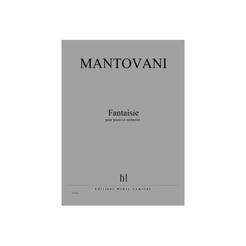 JOBERT MANTOVANI BRUNO - FANTAISIE - PIANO ET ORCHESTRE
