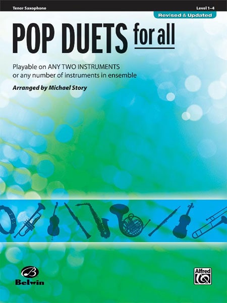 ALFRED PUBLISHING STORY MICHAEL - POP DUETS FOR ALL - TENOR SAXOPHONE