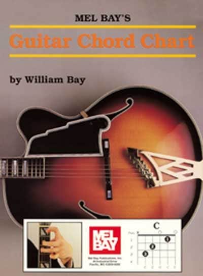 MEL BAY BAY WILLIAM - GUITAR CHORD CHART - GUITAR