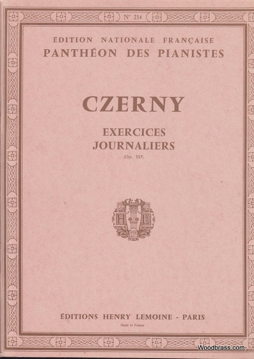LEMOINE CZERNY CARL - EXERCICES JOURNALIERS (40) OP.337 - PIANO