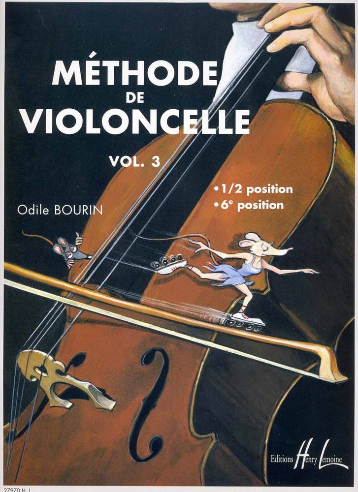 LEMOINE BOURIN ODILE - METHODE DE VIOLONCELLE VOL.3 - VIOLONCELLE