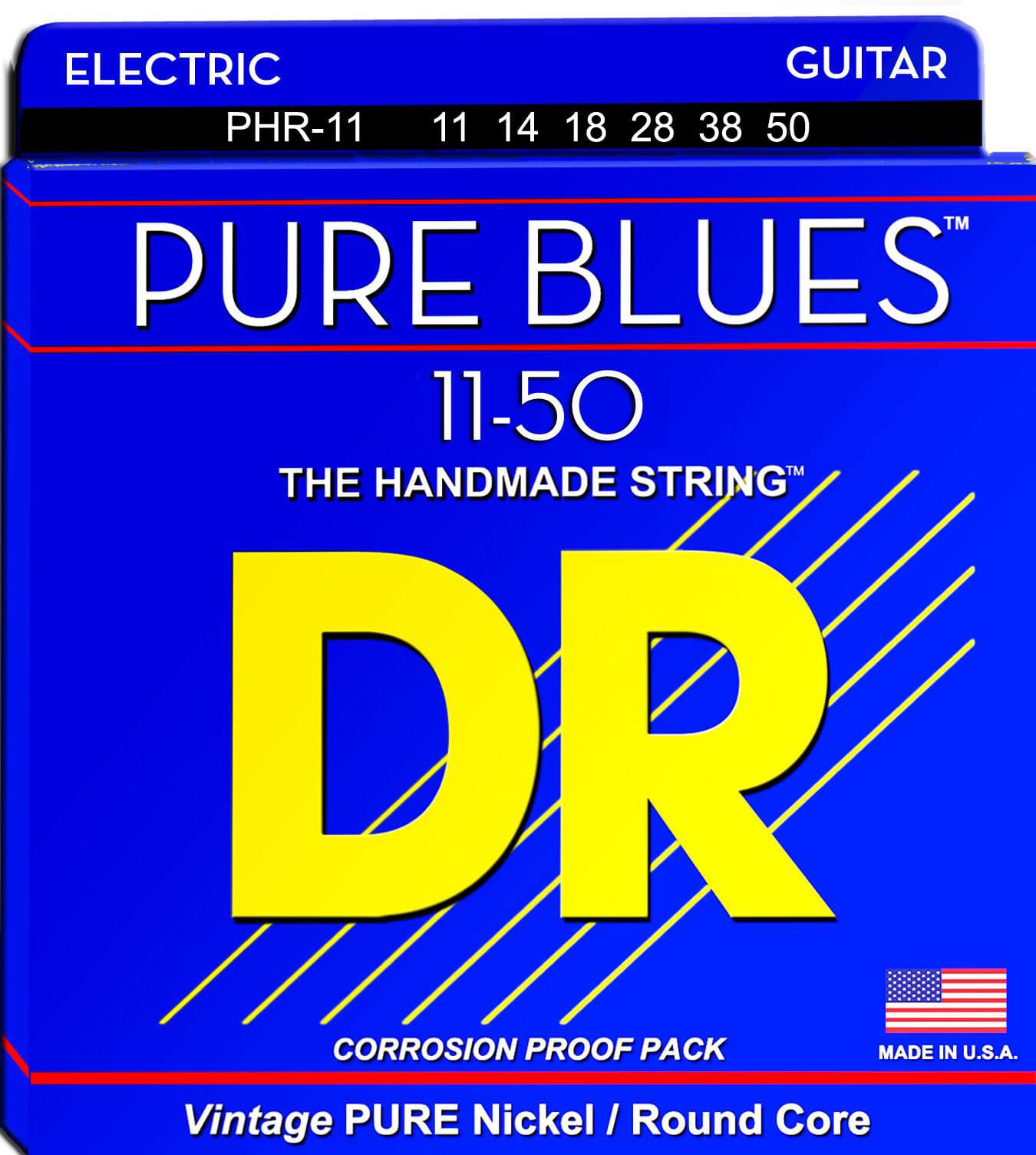 DR STRINGS 11-50 PHR-11 PURE BLUES